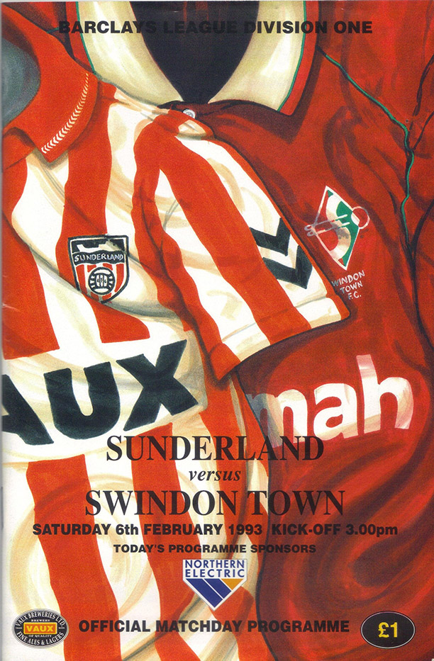 <b>Saturday, February 6, 1993</b><br />vs. Sunderland (Away)
